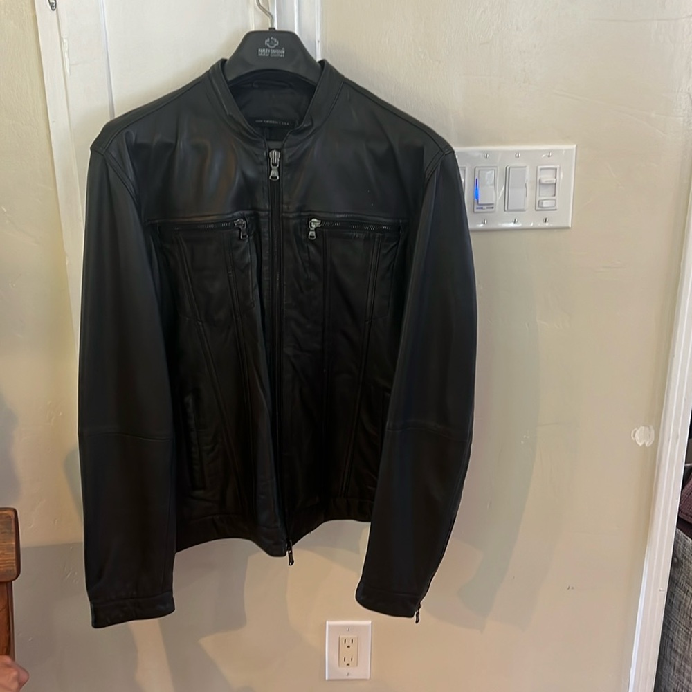 John Varvatos sheep skin jacket